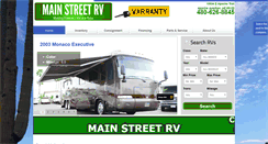 Desktop Screenshot of mainstreetrv.com